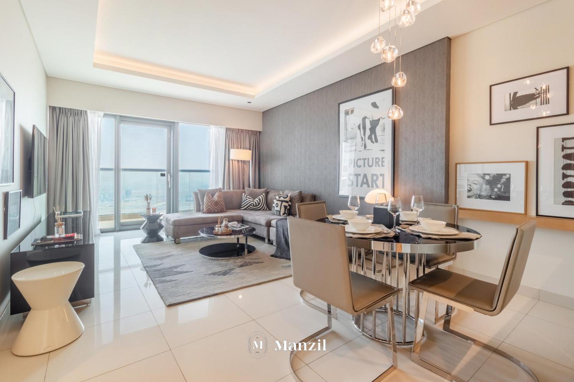 Manzil - 1br In Paramount With Top-floor Luxury Living Apartment